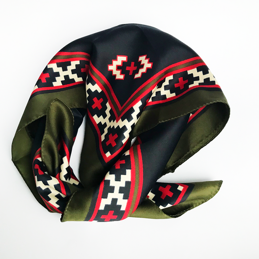 Gaucho foulard (blue - green detail)