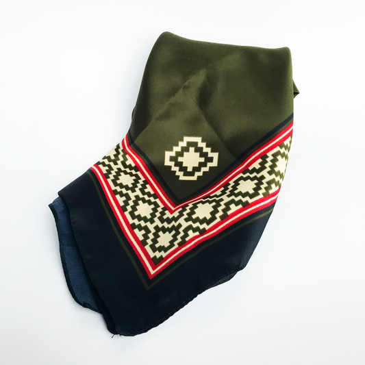 Gaucho foulard (green - blue detail)